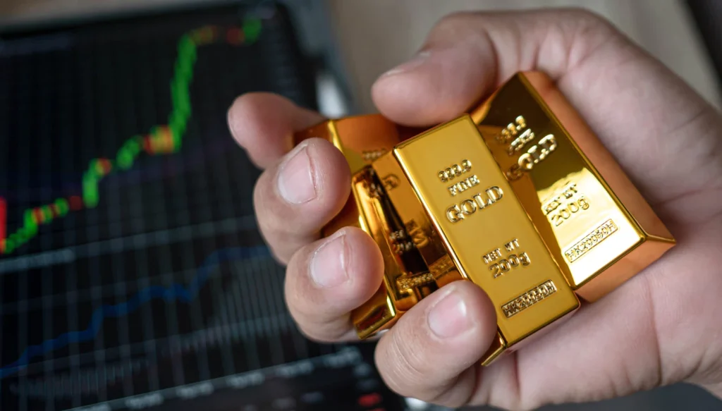 بهای لحظه‌ای طلا، نقره و پلاتین در بازار جهانی